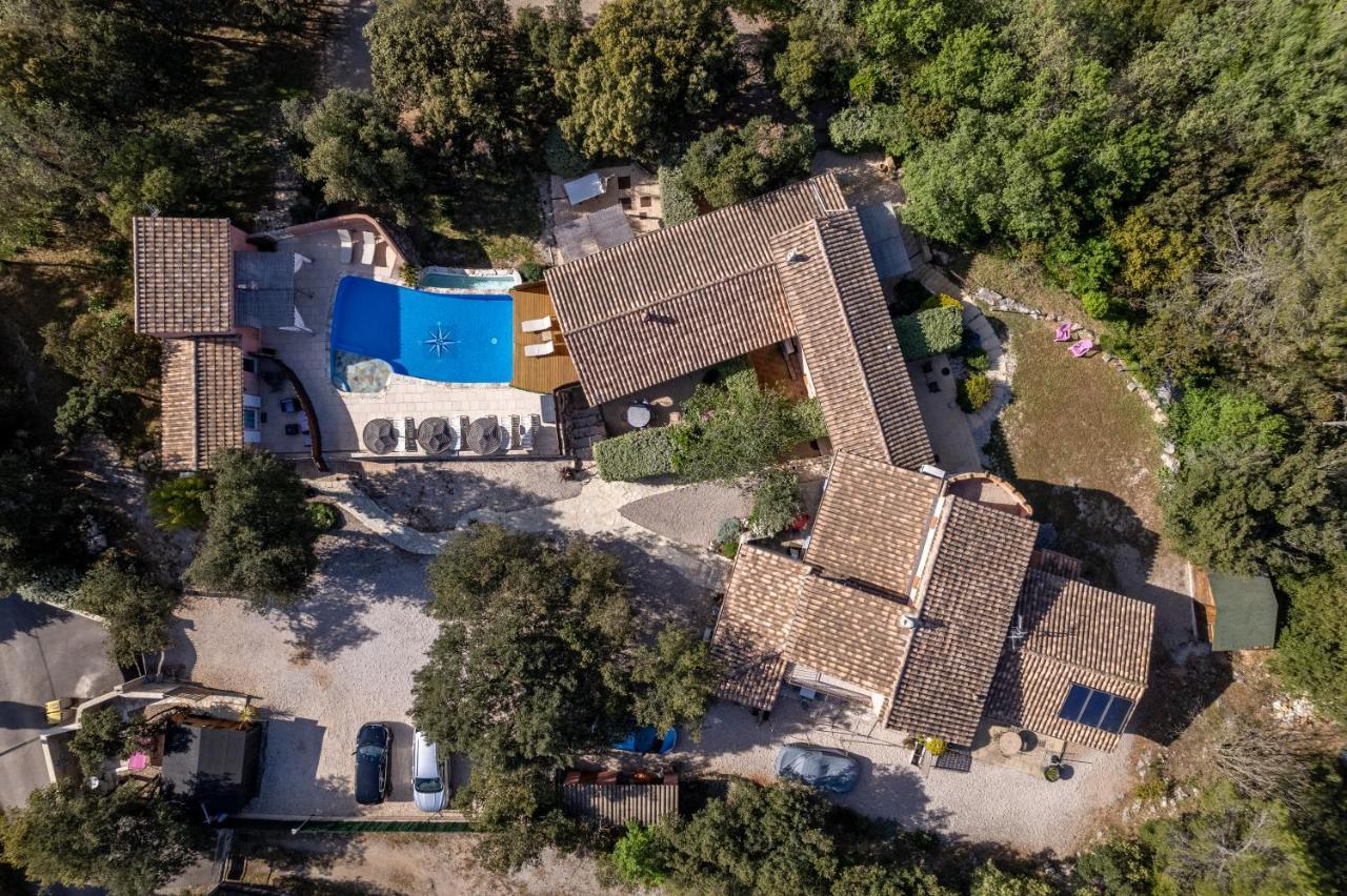La Rose Des Vents & Spa - Gite Provence Neoules Luaran gambar